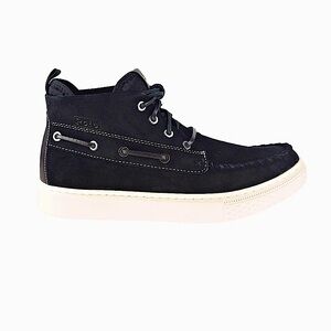 Polo Ralph Lauren Chukka 100 Black Leather Suede Sneaker Boots